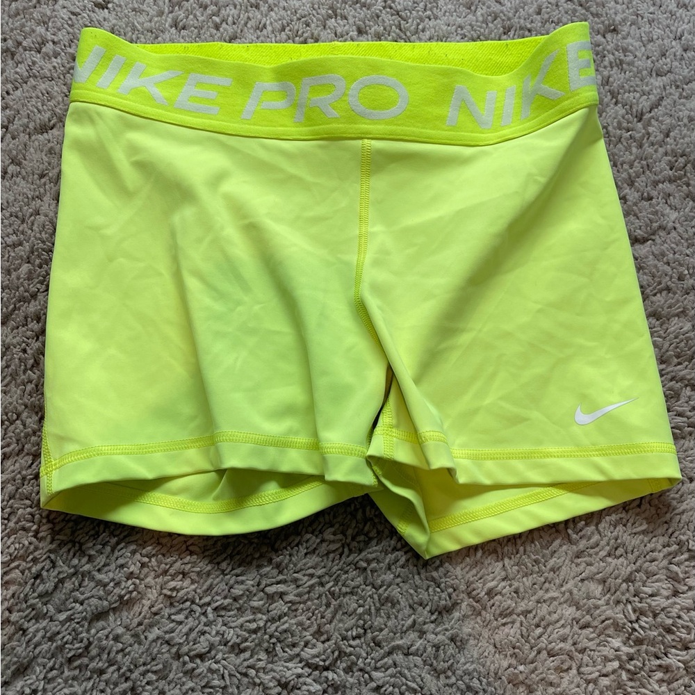 Nike Neon Green Active Shorts